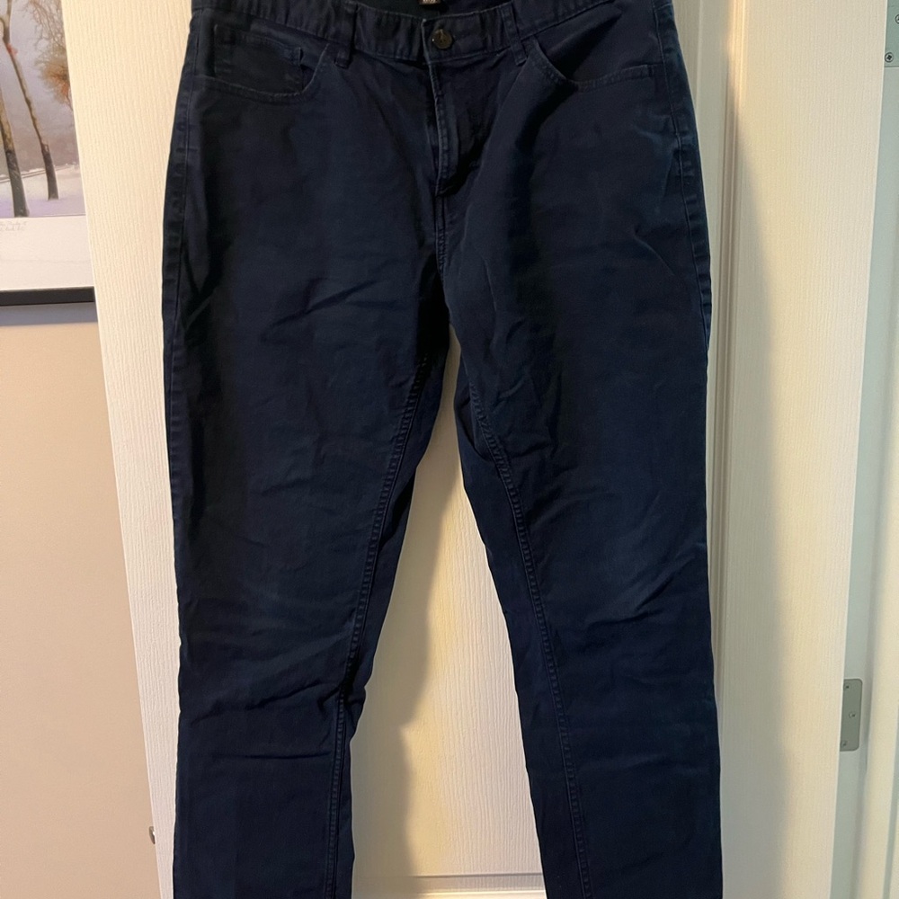Michael Kors Parker Slim Fit Navy Pants